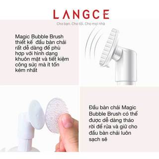 RỬA MẶT COLLAGEN TRẮNG DA ĐẦU CỌ MASSAGE 120ml (HỘP ĐỎ) LANGCE