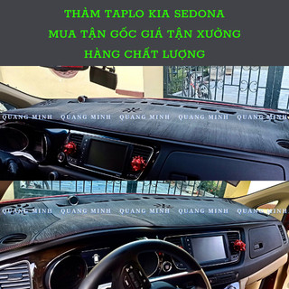 Thảm Taplo Xe Kia Sedona Chất Liệu Cao Cấp (6 mẫu lựa chọn)