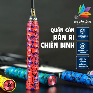  Quấn Cán Vợt Cầu Lông Vợt Tennis - Quấn Cần Câu Xe Đạp  Loại Rằn Ri Chống Trơn Trượt Thấm Hút Mồ Hôi Êm Tay Có Gân  