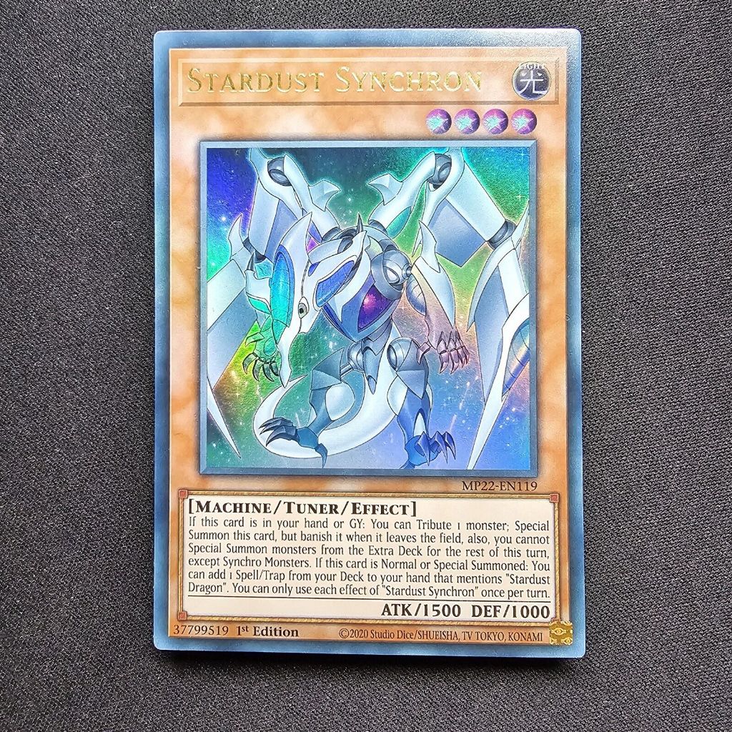 Thẻ Bài Yugioh Monster Stardust Synchron - MP22-EN119 - Ultra Rare