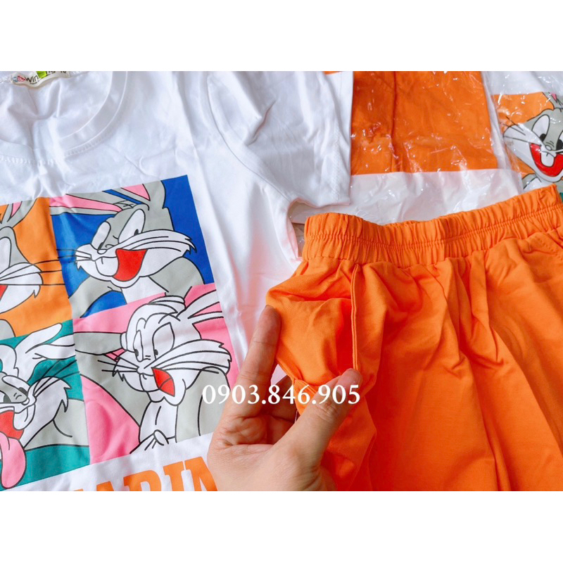 Set bộ thun hoạt hình cho bé trai