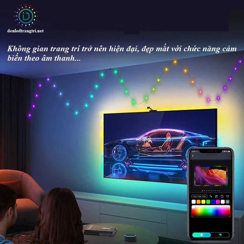 Đèn nháy chớp Led đuổi 10M có điều khiển Smart Fairy Lights