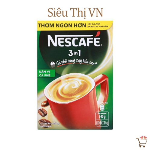 Hộp Cà Phê Nescafe 3in1 hộp