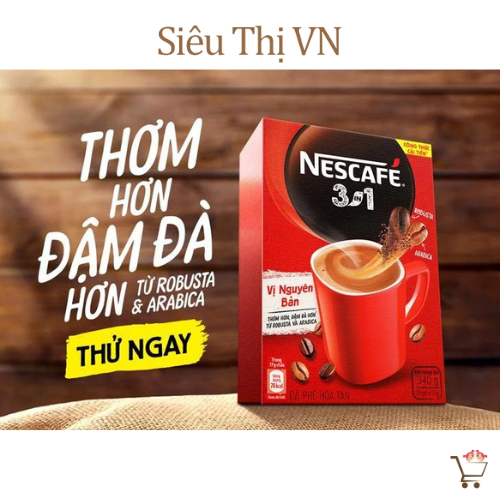 Hộp Cà Phê Nescafe 3in1 hộp