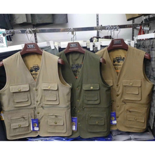 Áo Gile Thô Kaki Nam Trung Niên Chất Mềm Mịn Hàng Quảng Châu Cao Cấp