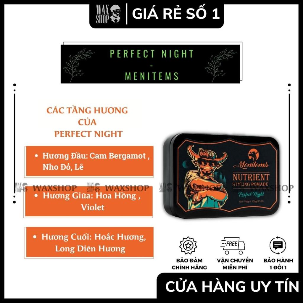 Sáp Vuốt Tóc Nam Menitems -Tropical Wind - Perfect Night - Gentle Blue - Hàng Chính Hãng - Waxshop