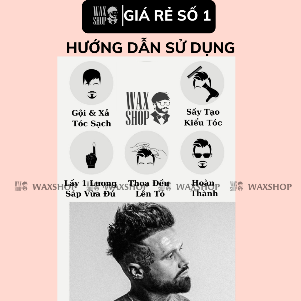 Sáp Vuốt Tóc Nam Menitems - Tropical Wind - Hàng Chính Hãng - Bảo Hành 180 Ngày - Waxshop