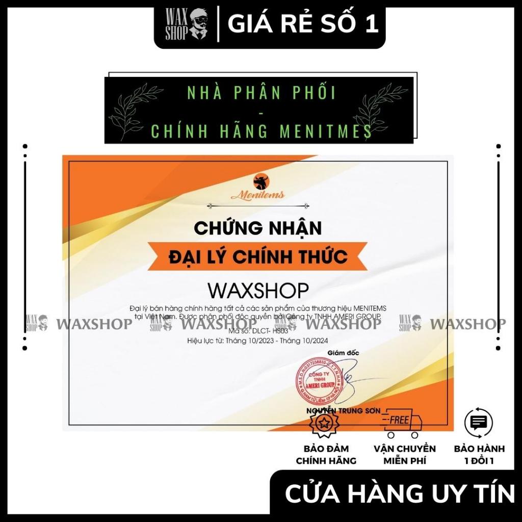 Sáp Vuốt Tóc Nam Menitems - Gentle Blue - Hàng Chính Hãng - Bảo Hành 180 Ngày - Waxshop - Waxshop