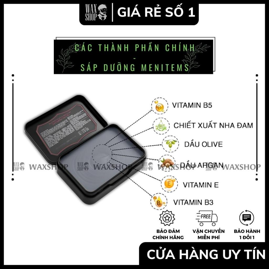 Sáp Vuốt Tóc Nam Menitems - Gentle Blue - Hàng Chính Hãng - Bảo Hành 180 Ngày - Waxshop - Waxshop