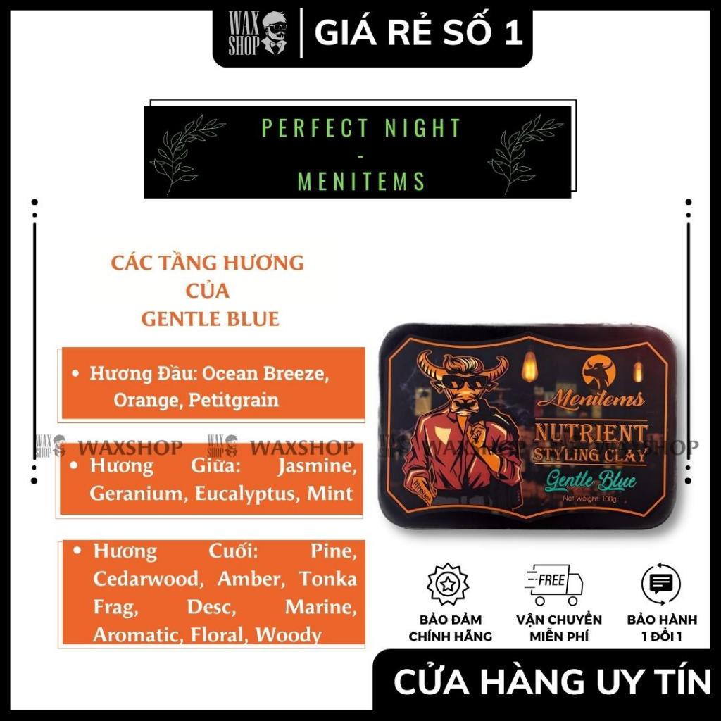 Sáp Vuốt Tóc Nam Menitems -Tropical Wind - Perfect Night - Gentle Blue - Hàng Chính Hãng - Waxshop