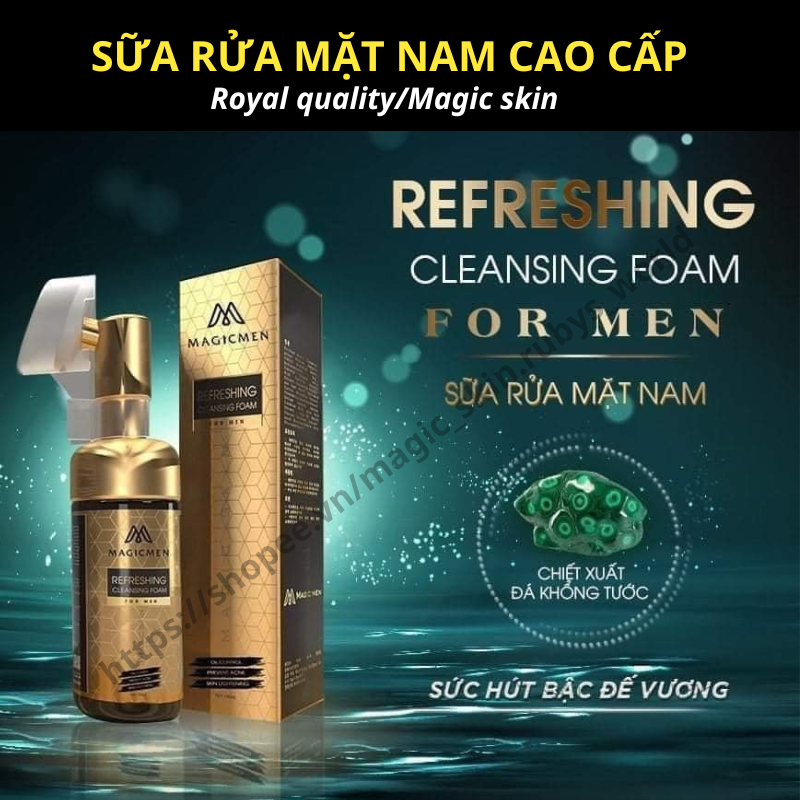 SỮA RỬA MẶT NAM [DATE 12/2024] Magic skin MAGIC MEN [CHÍNH HÃNG]