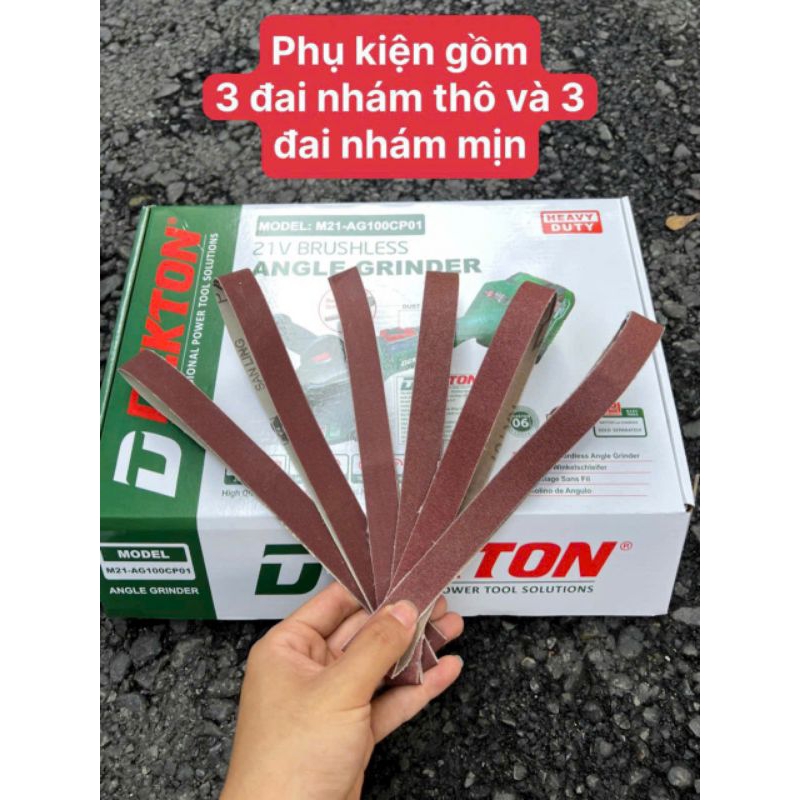 Thân mài pin dekton M21-AG100CP và M21-100CP01 có chức năng mài nhám băng