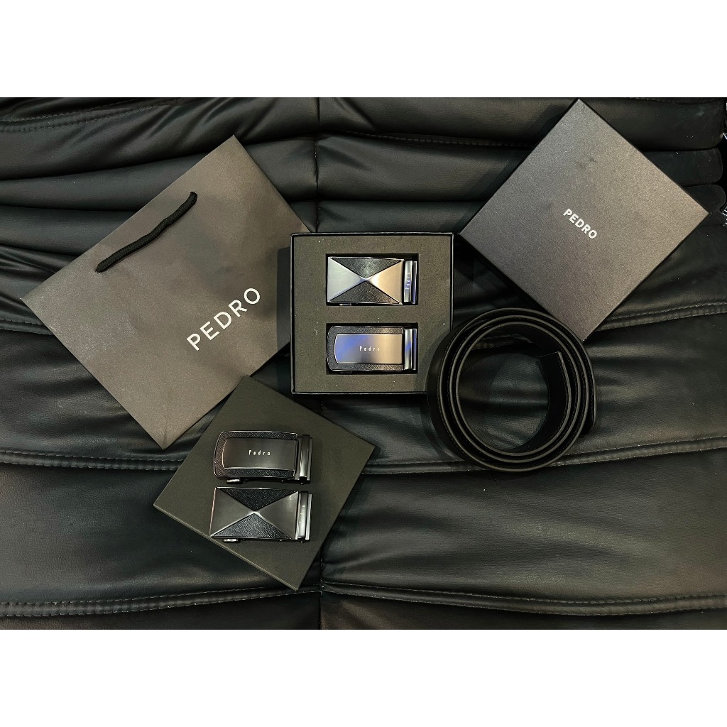 Thắt lưng nam 2 đầu khóa dài 1m2 bản rộng 3.5cm ful box, túi giấy hãng