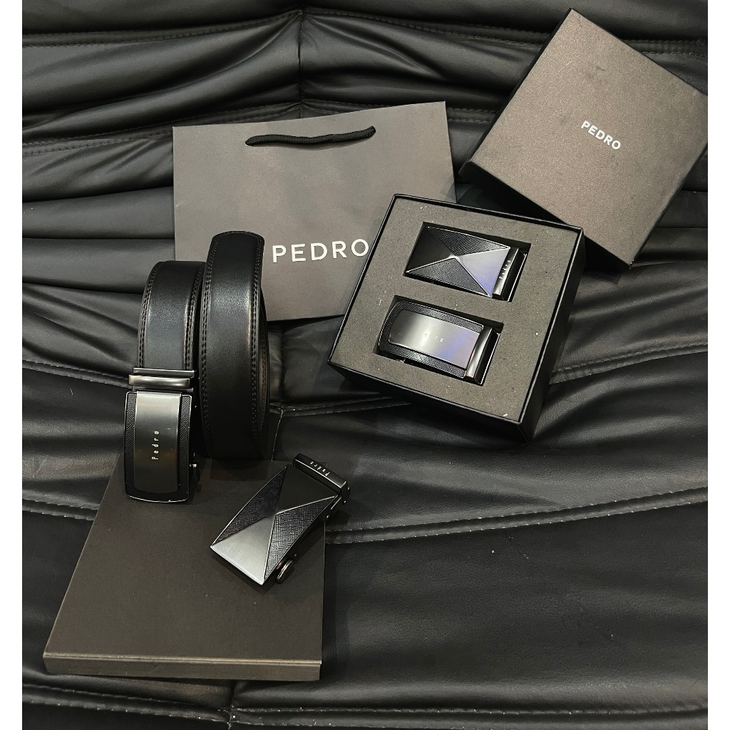 Thắt lưng nam 2 đầu khóa dài 1m2 bản rộng 3.5cm ful box, túi giấy hãng