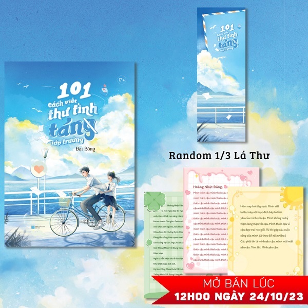 Sách - 101 Cách Viết Thư Tình Tán Lớp Trưởng - Tặng Bookmark + Ngẫu Nhiên Một Trong Ba Lá Thư