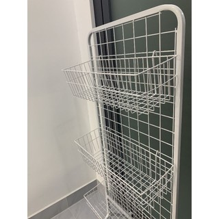 Kệ khung lưới gắn rổ (Ngang 50cm x Cao 1m2)