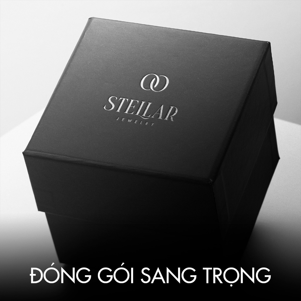 Nhẫn Nam Vonfram Stellar "The Kryptonite Blue" Đá Thiên Thạch Xanh - Cao Cấp Lịch Sự Không Gỉ - Bền Gấp 3 Nhẫn Titan
