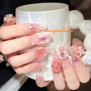 Mã charm nơ trang trí móng hình dán móng mới