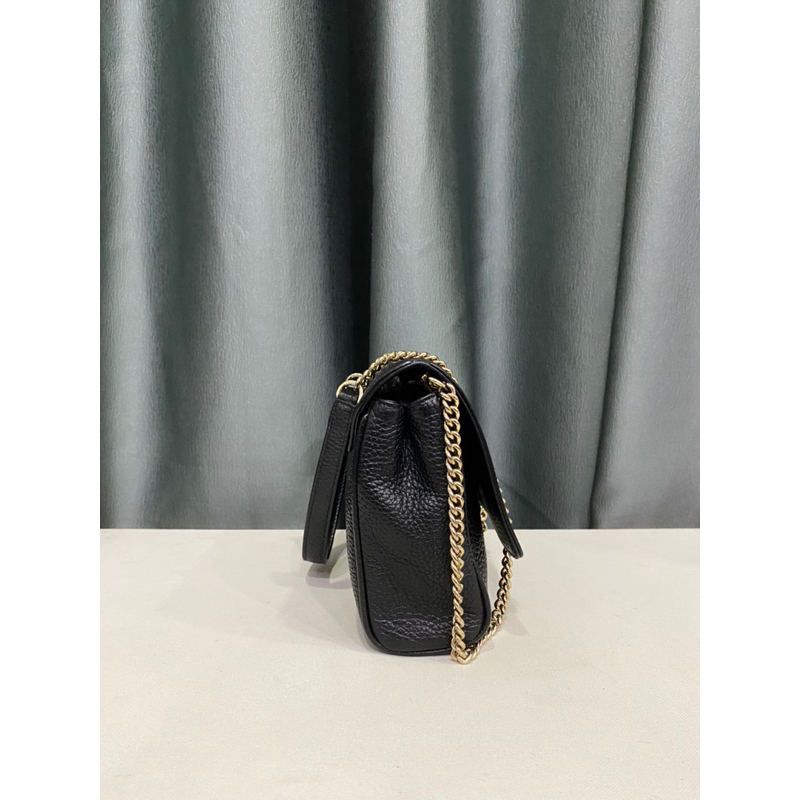 Túi si hiệu METROCITY của Ý da bò hạt dáng đeo chéo