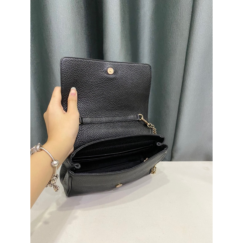 Túi si hiệu METROCITY của Ý da bò hạt dáng đeo chéo