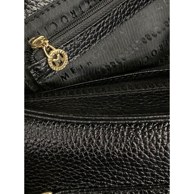 Túi si hiệu METROCITY của Ý da bò hạt dáng đeo chéo