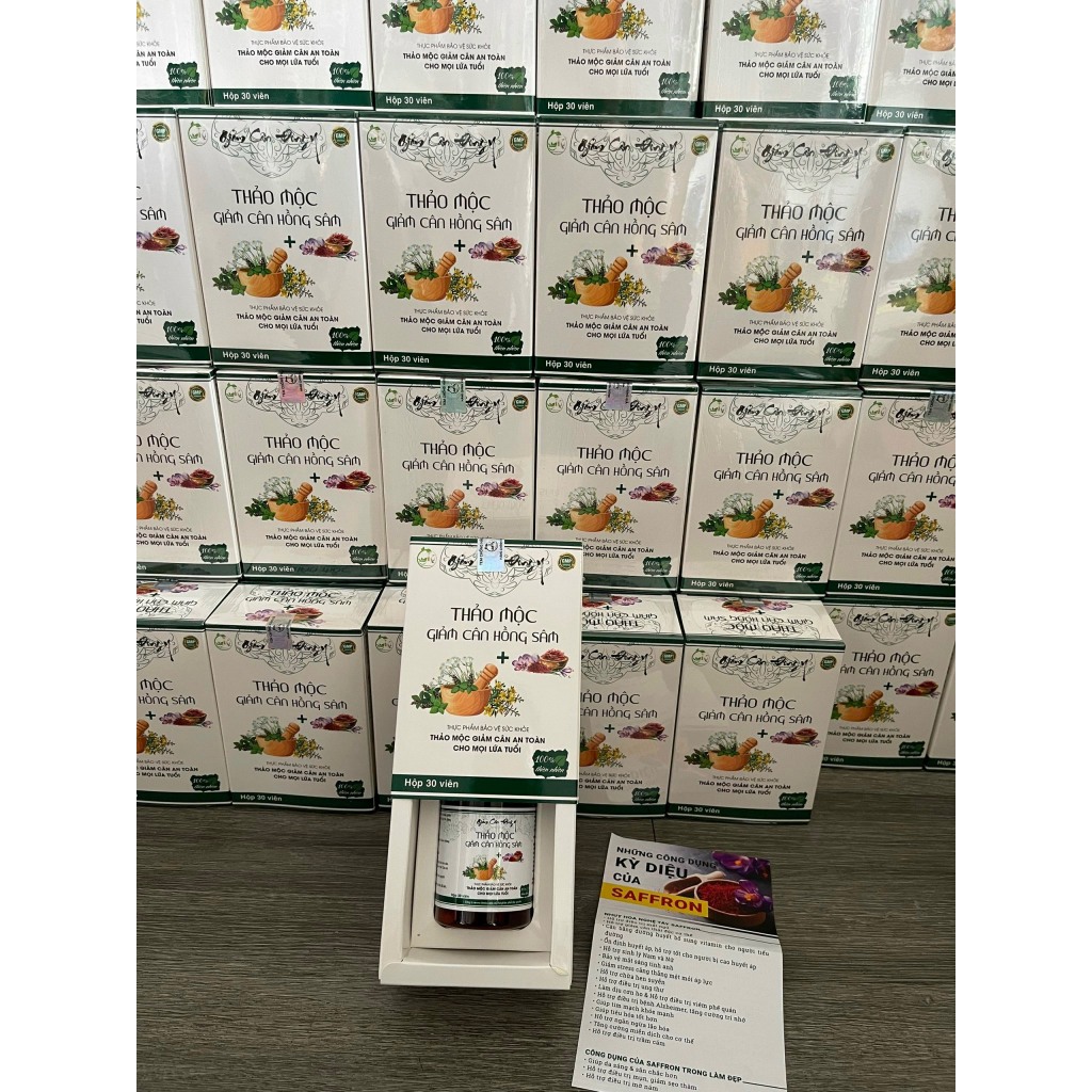 Thảo Mộc Hồng Sâm Cải Tiến Có Thêm Saffon