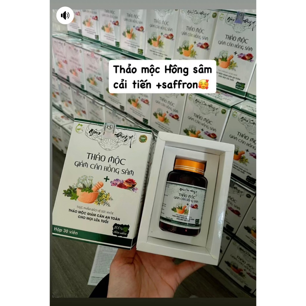 Thảo Mộc Hồng Sâm Cải Tiến Có Thêm Saffon