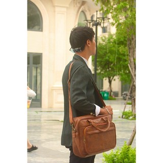 Cặp đựng laptop 14inch màu cổ điển cnt hq15