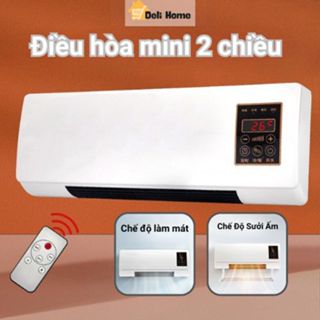 [BH 12 tháng] Điều Hòa Mini 2 Chiều Máy Lạnh Quạt Đèn Sưởi Mini Treo Tường Di Động Treo Phòng Ngủ Phòng Tắm