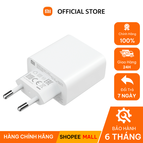 Sạc Xiaomi 33W,22.5W,18W Sạc Nhanh Xiaomi 33W, Bộ Sạc Nhanh Xiaomi 33W Chính Hãng - Mi Charge Turbo 