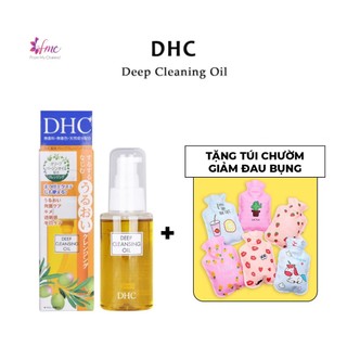 Dầu tẩy trang DHC Olive Deep Cleansing Oil 70ml + Tặng 1 túi chườm giảm đau bụng