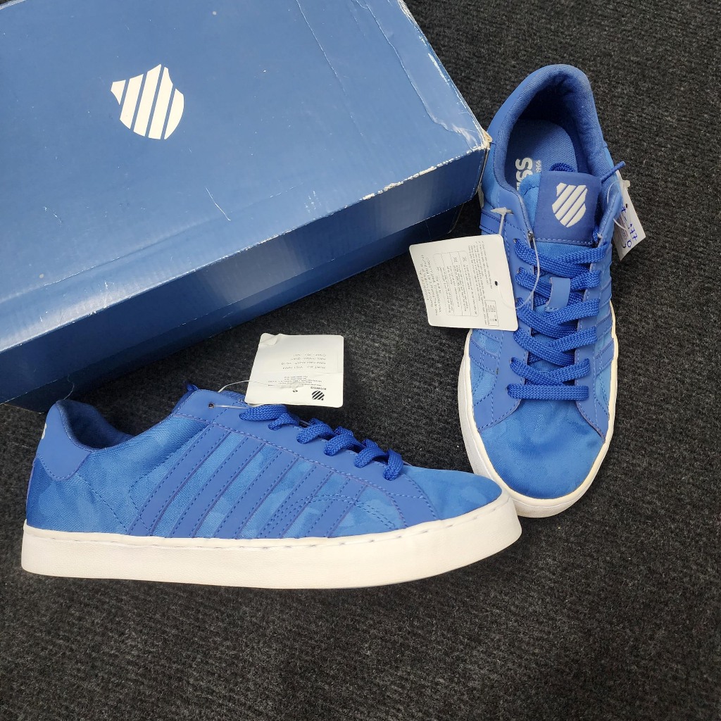 Giày nam hiệu KSwiss đỏ đen da thuộc cao cấp đủ loại