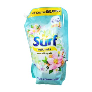 Túi Nước giặt Surf hương sương mai dịu mát túi 2.9kg