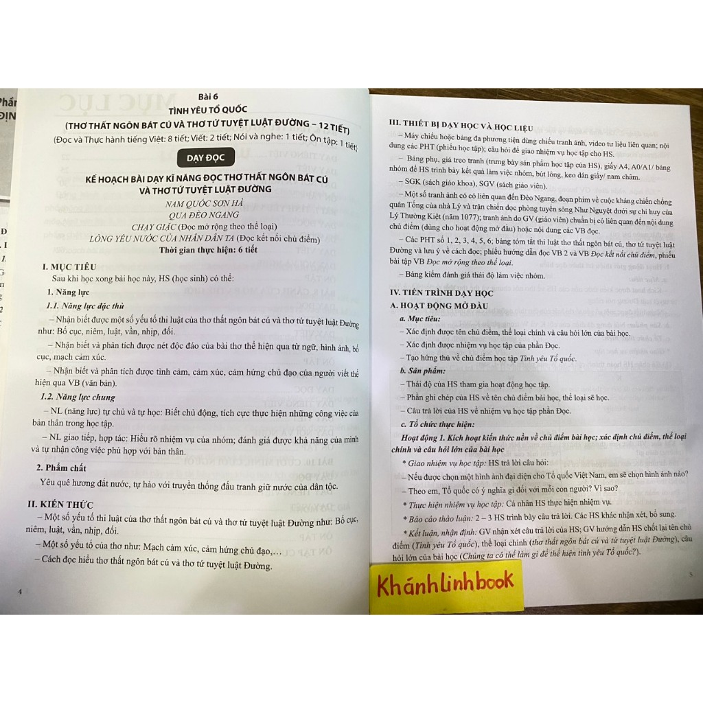 Sách - Kế hoạch bài dạy môn Ngữ văn lớp 8 tập hai