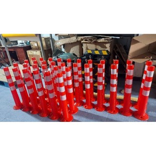  trụ phân làn có phản quang,cọc tiêu giao thông có móc xích cao 75cm 