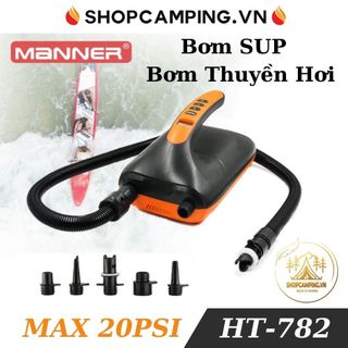 Bơm sup, bơm thuyền hơi, nệm hơi, phao Stermay HT-782, bơm 3 chức năng - Camping VietNam