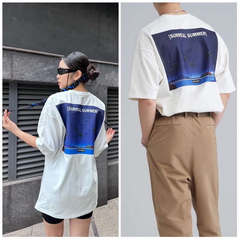 Áo phông Initial Hồng Kông form dáng rộng