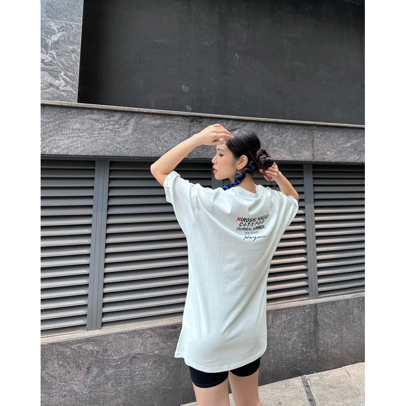 Áo phông Initial Hồng Kông form dáng rộng