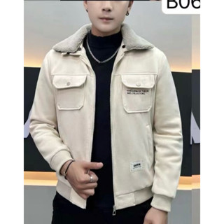 áo Khoác Da Lộn Lót Lông,Cổ  Lông  Siêu ấm, Mẫu Mới Nhất 2024