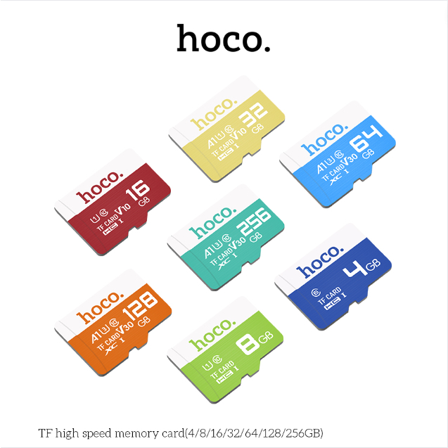 Thẻ Nhớ Hoco 4/8/16/32/64/128G Bảo Hành Chính Hãng 12 Tháng