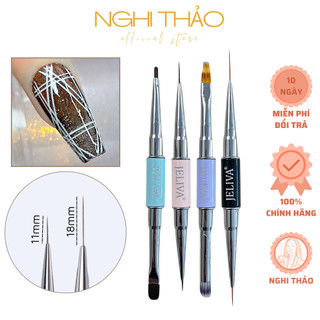 Cọ vẽ nét nail 2 đầu JELIVA Nghi Thảo