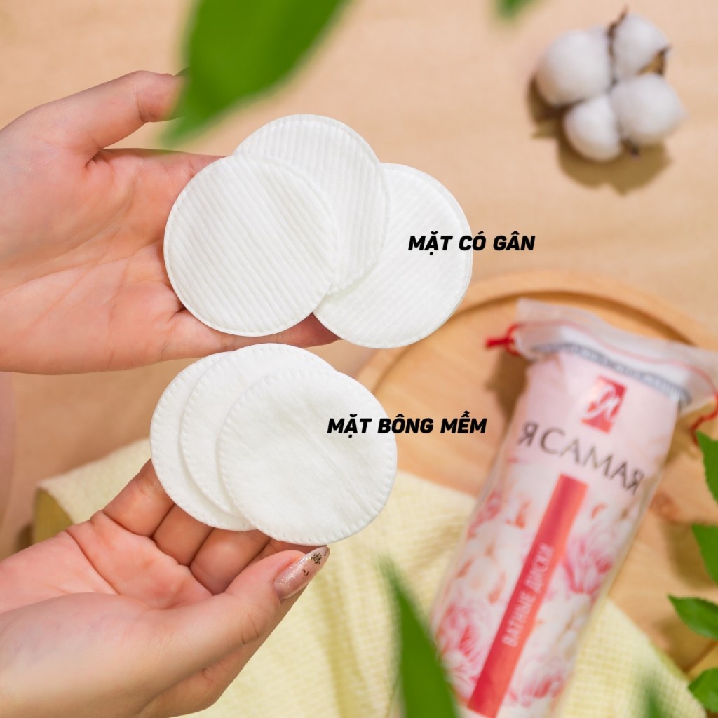 Bông tẩy trang Nga, Tôi Là Nhất 120 miếng, 100% cotton siêu mềm mịn