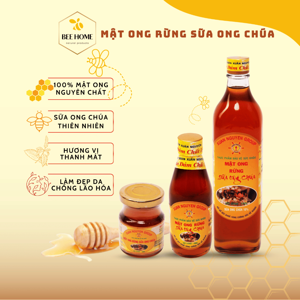 Mật ong rừng sữa ong chúa Xuân Nguyên