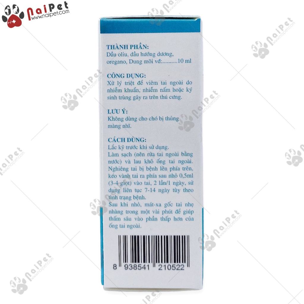 Nhỏ Tai T.r.ị Viêm Tai Ear Drop MaxVet 10ml