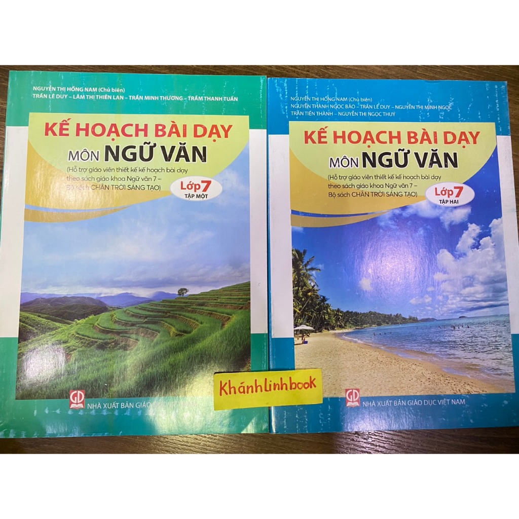Sách - Combo 2 cuốn Kế hoạch bài dạy môn Ngữ văn lớp 7