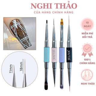 Cọ vẽ nail 2 đầu JELIVA