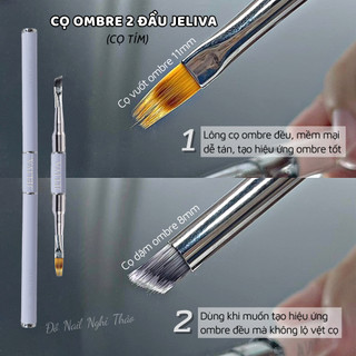 Cọ vẽ nail 2 đầu JELIVA Nghi Thảo
