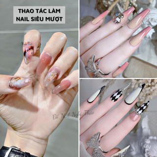 Cọ vẽ nail 2 đầu JELIVA Nghi Thảo