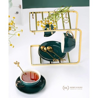GIÁ ÚP CỐC TREO | GIÁ ÚP CỐC INOX DECOR VÀNG GƯƠNG | GIÁ TREO CỐC LY INOX | TREO LY TÁCH DECOR