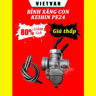 Vietvan bình xăng con bông mai keihin pe24,bình xăng bông mai cho xe máy dash nsr xr50 sdg ssr